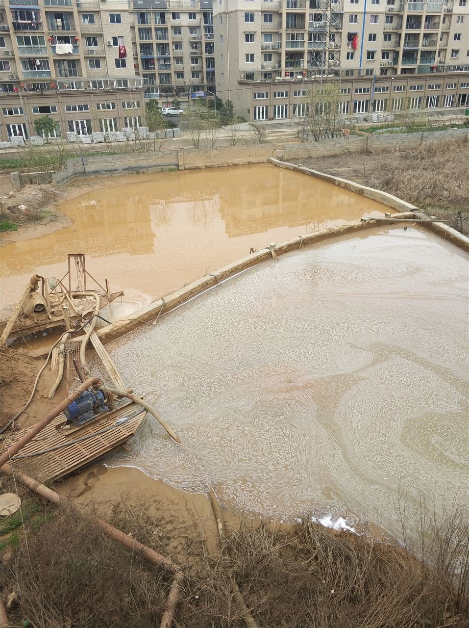 老边沉淀池淤泥清理-厂区废水池淤泥清淤